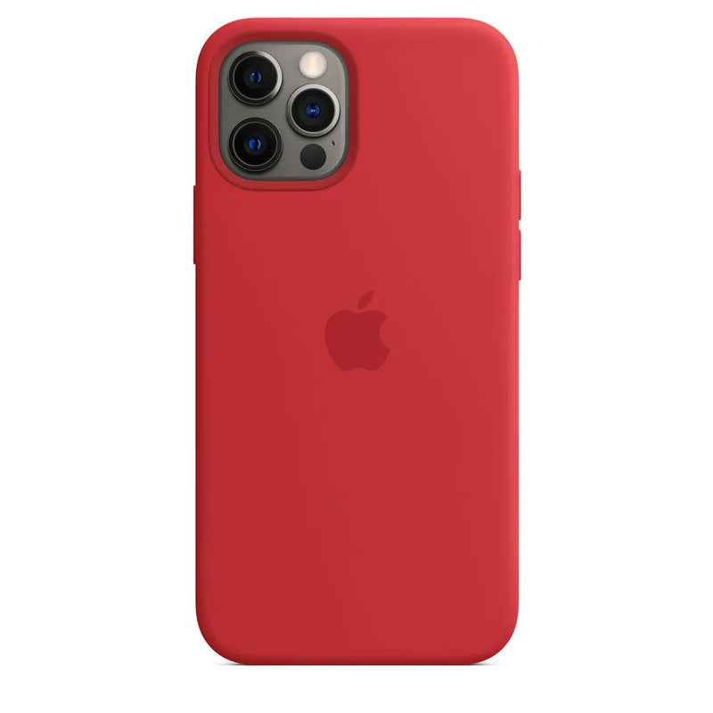 Capa de silicone oficial original para Apple iPhone, logotipo completo, iPhone