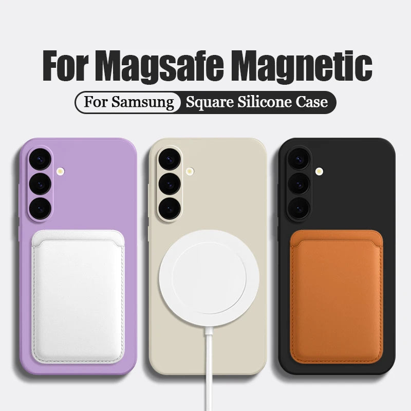 Capa de silicone magnética de luxo